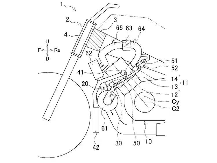 Yamaha E-Turbo patent