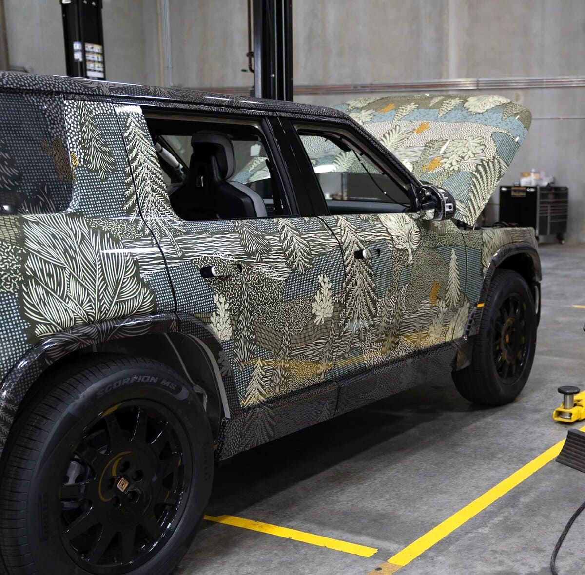 rivian r2 wrapped