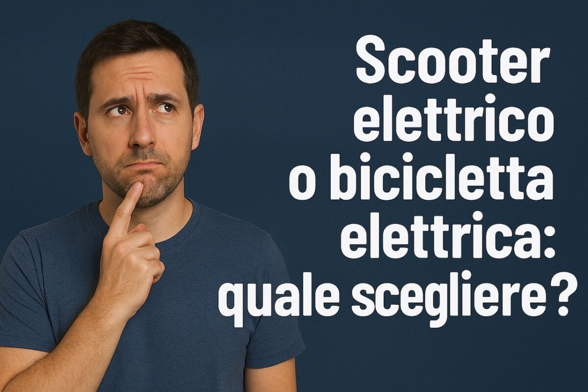 scooter elettrico bici elettrica