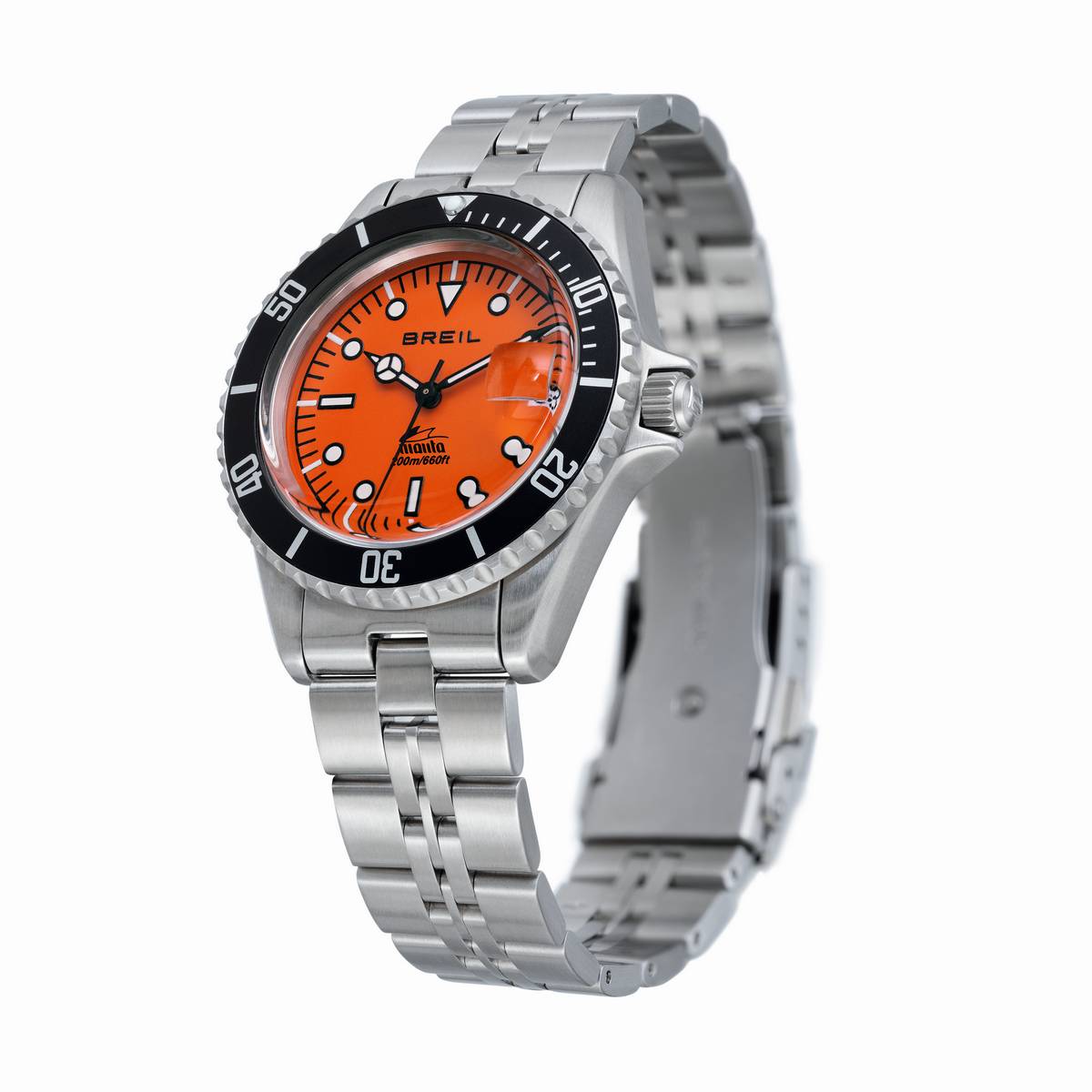 Breil Manta Heritage quadrante arancione