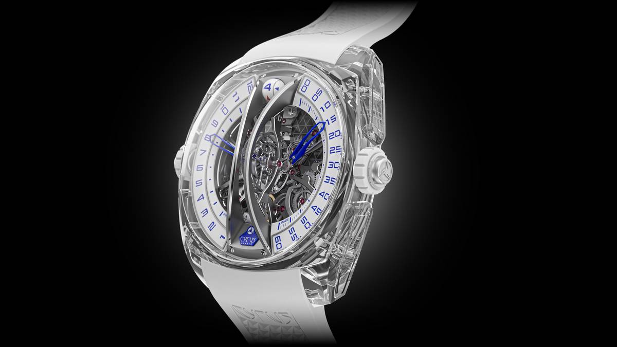 Cyrus Genève Klepcys Vertical Tourbillon Sapphire Blue