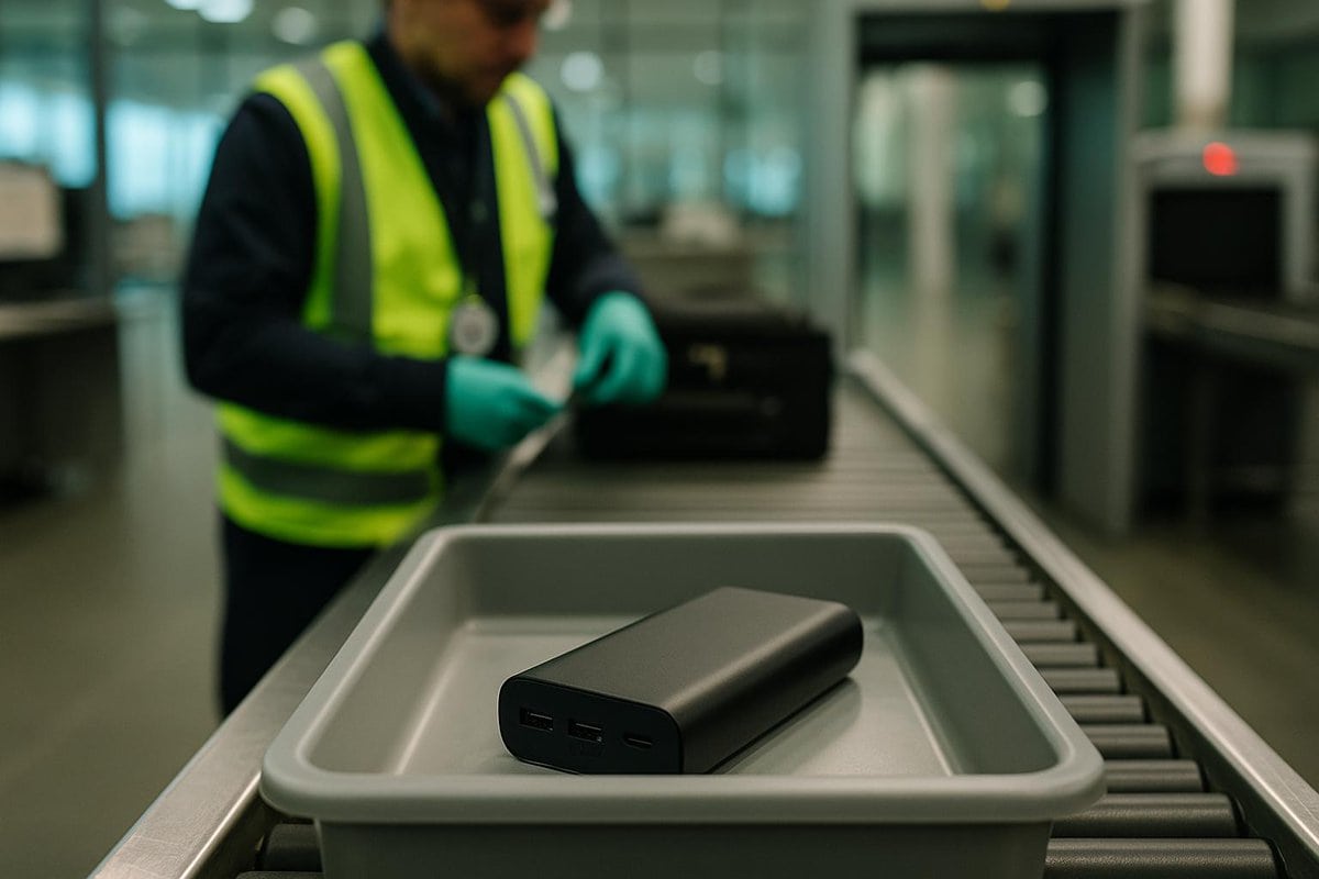 powerbank aereo controlli sicurezza