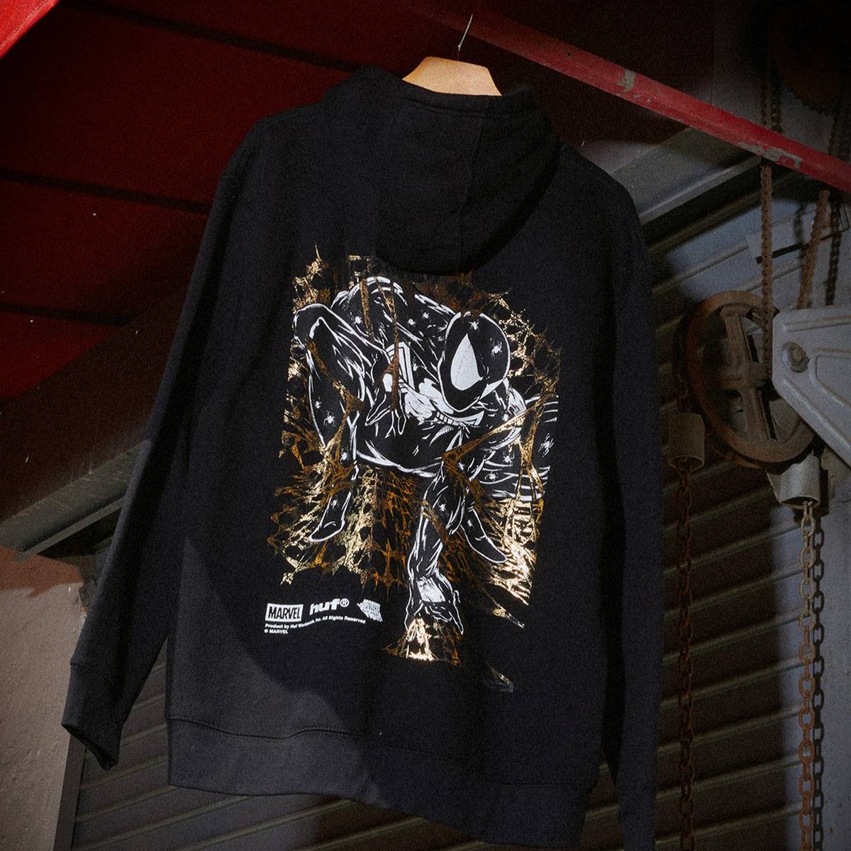 La felpa HUF x Marvel