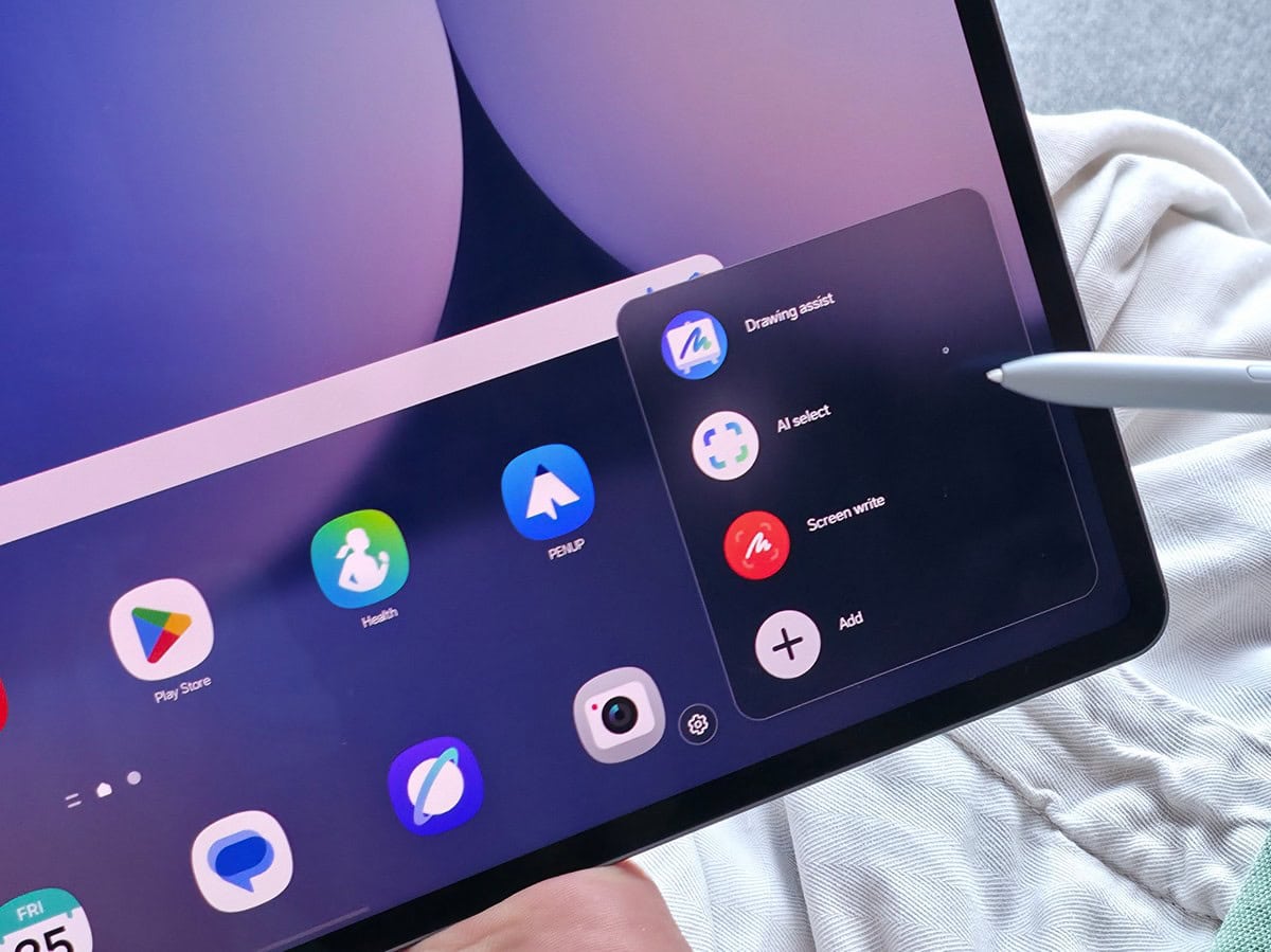 Samsung Galaxy Tab S10 Ultra funzioni della penna