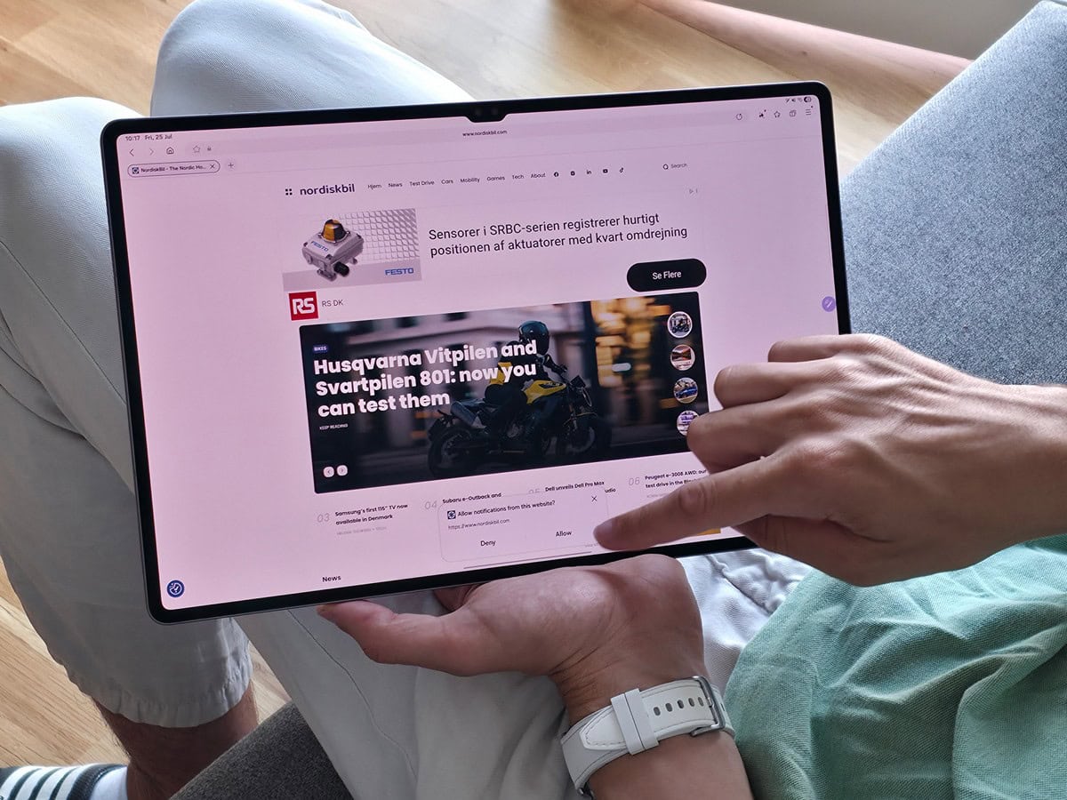 Samsung Galaxy Tab S10 Ultra pagina sito web