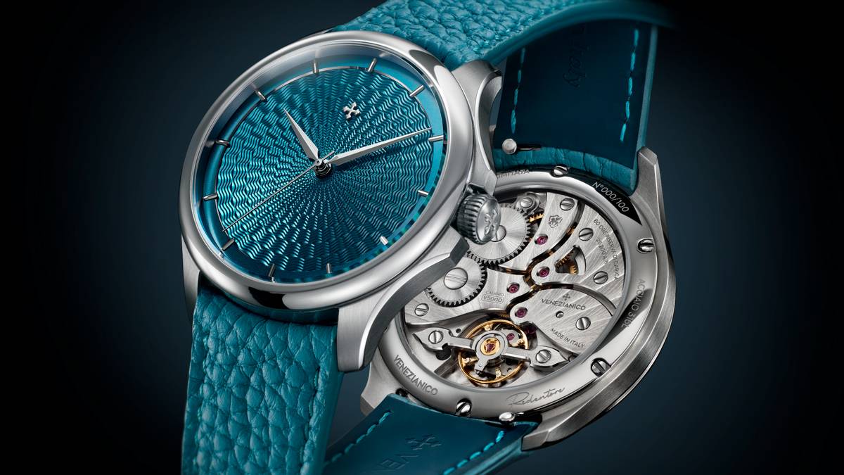 Venezianico presenta il suo primo calibro italiano, il V5000, risultato di oltre due anni di sviluppo