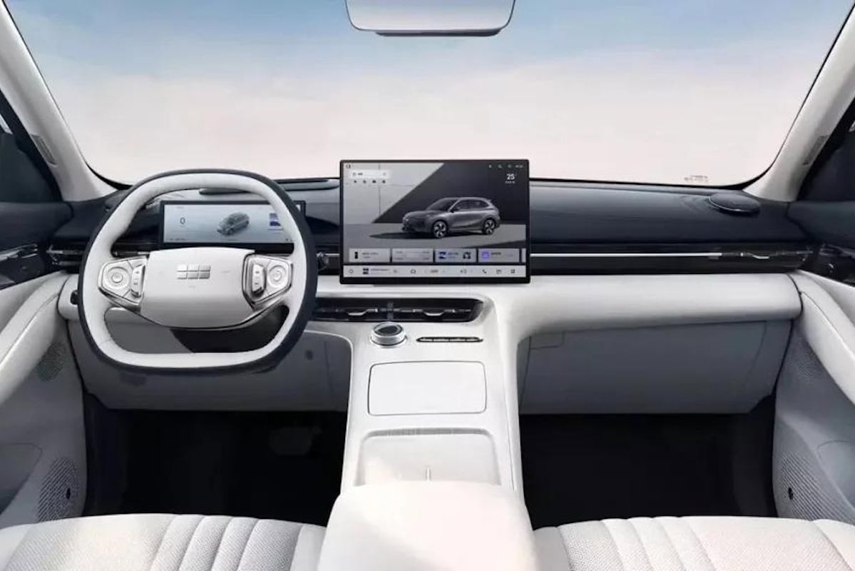 Interni della Geely EX5