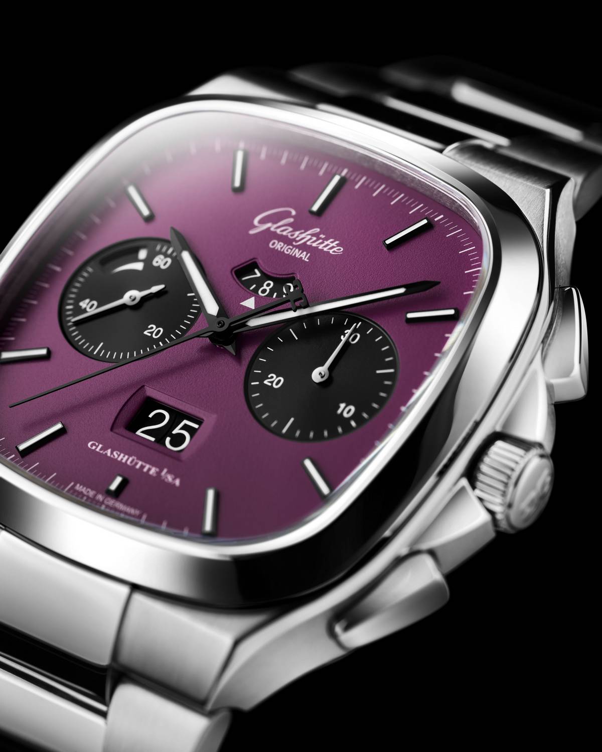 Glashütte Original Seventies Chronograph Panorama Date 2025 versione Plasma