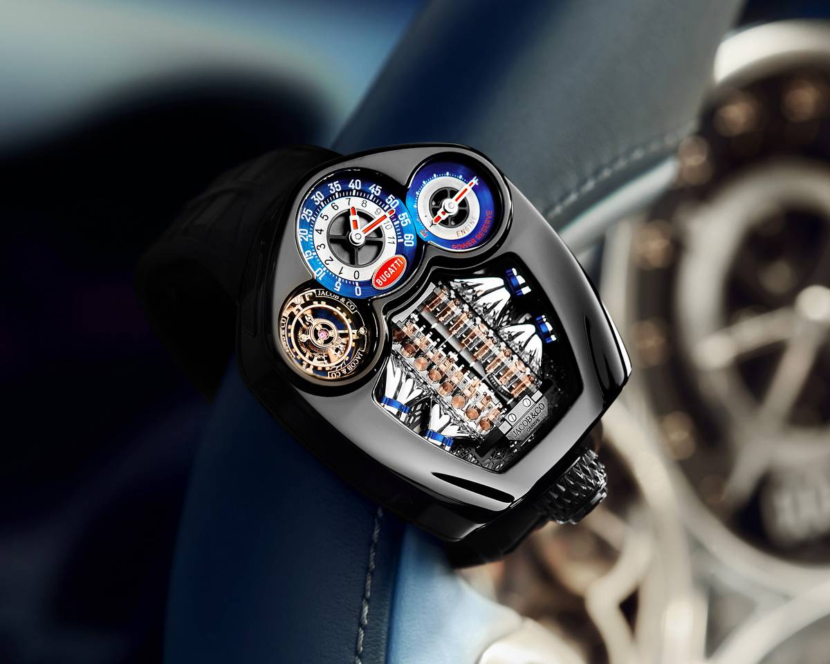 Gli orologi in limited edition Jacob & Co. Bugatti Tourbillon