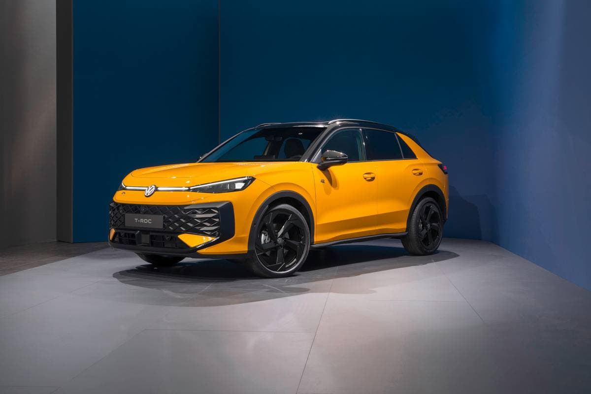 Design nuova Volkswagen T-Roc 2025