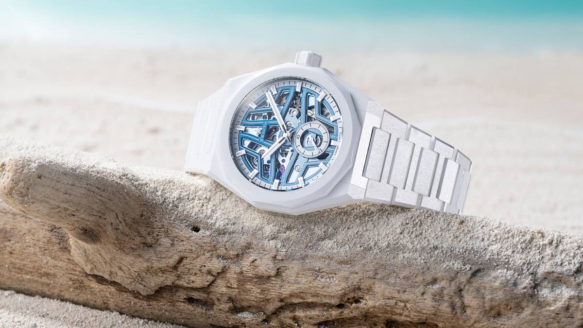 Zenith Defy Skyline Skeleton White Surfer Ceramic in limited edition