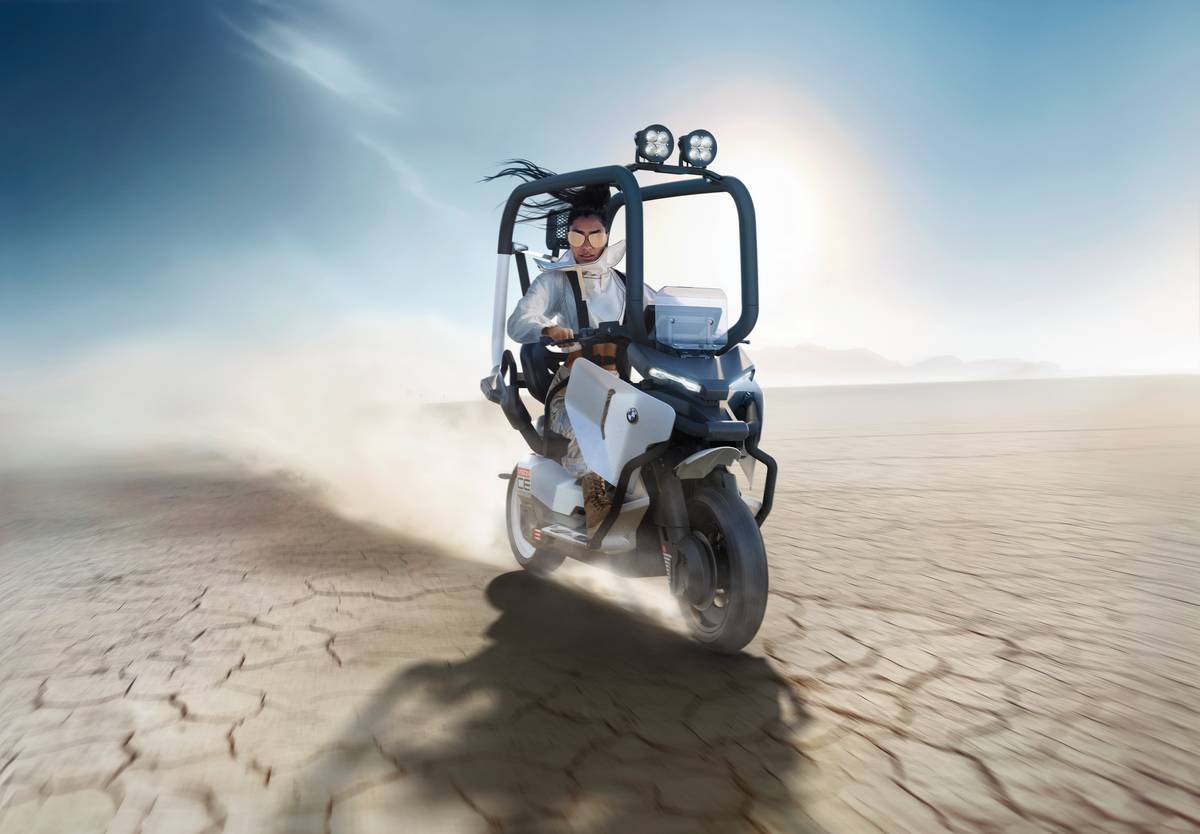 Struttura Cage per la Scooter elettrico BMW Motorrad Vision CE