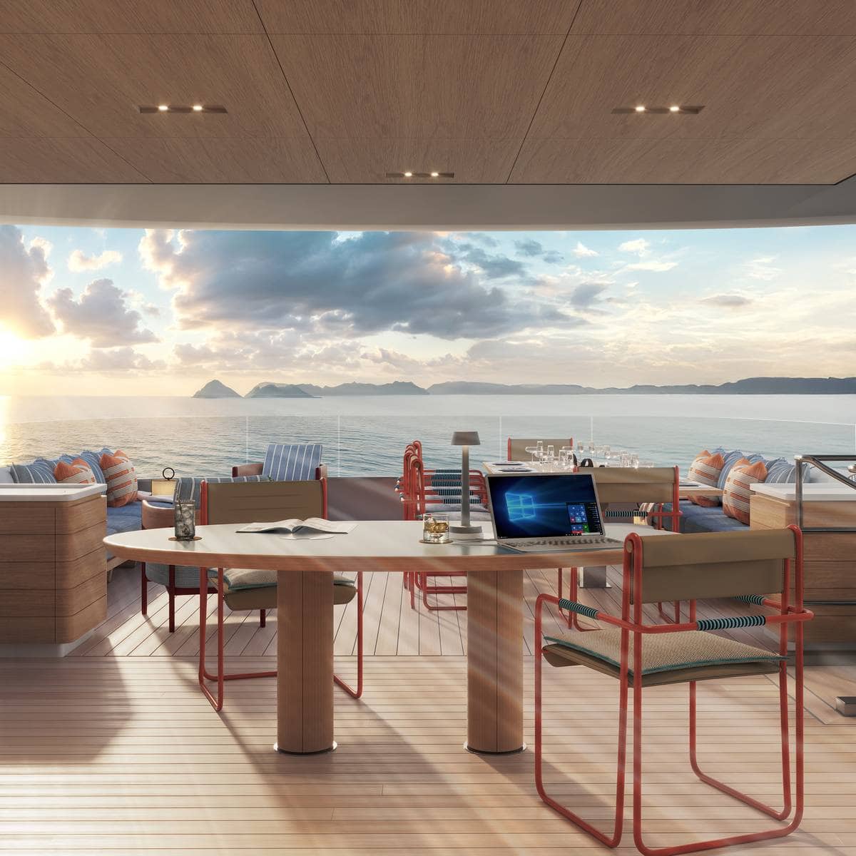 Interni del Benetti B.Neos