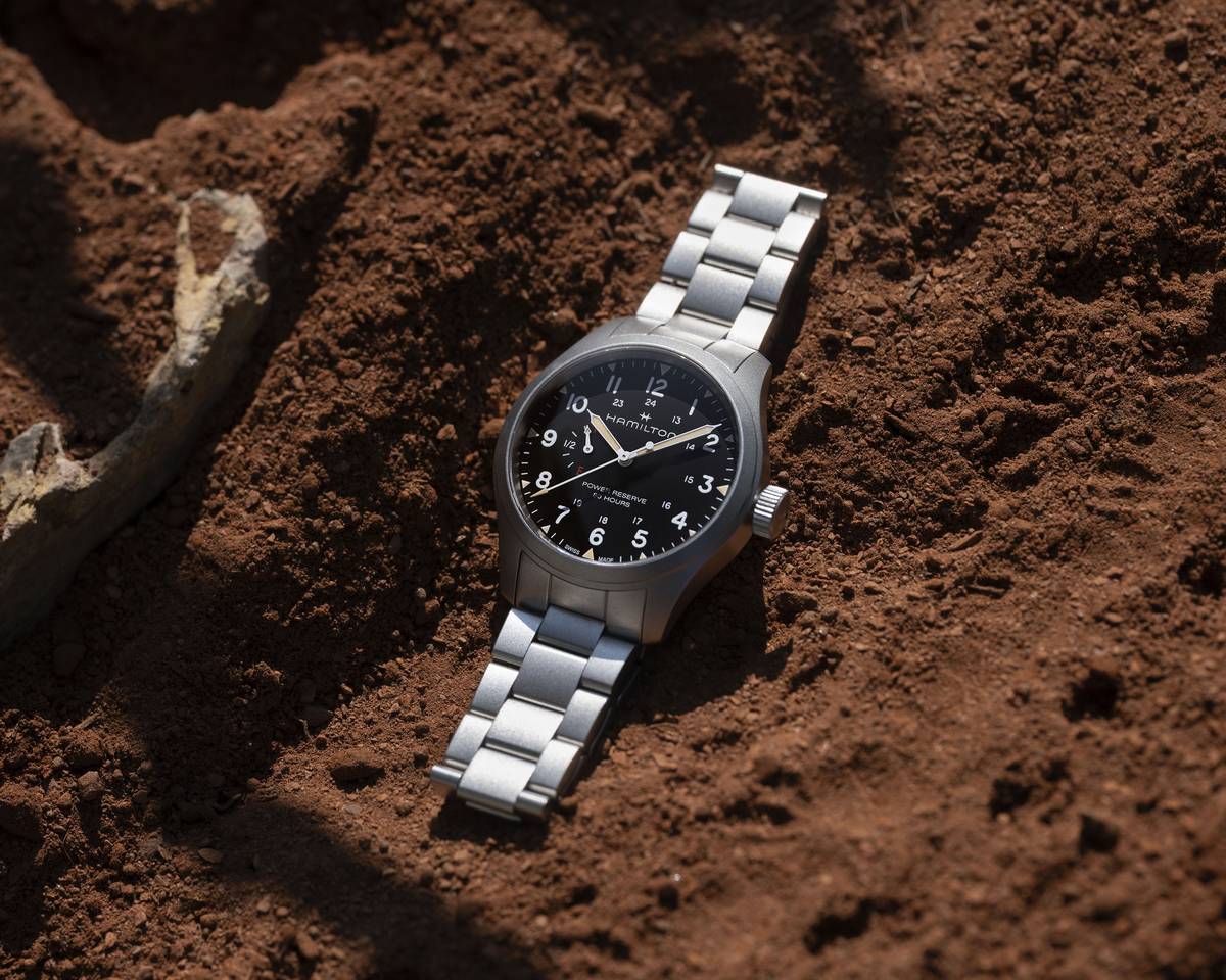 Movimento Hamilton Khaki Field Power Reserve