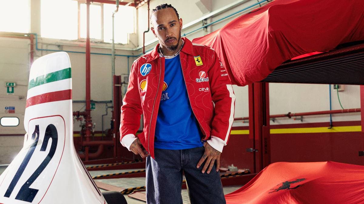 Lewis Hamilton indossa la Monza Limited Edition Puma Ferrari 2025