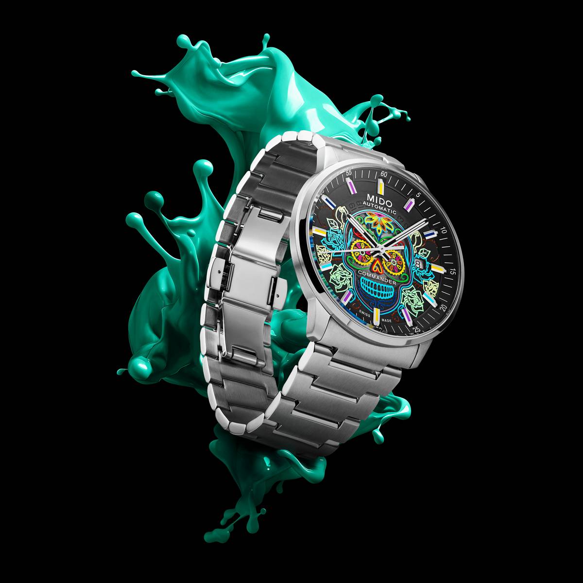 Mido Commander Gradient Catrina design