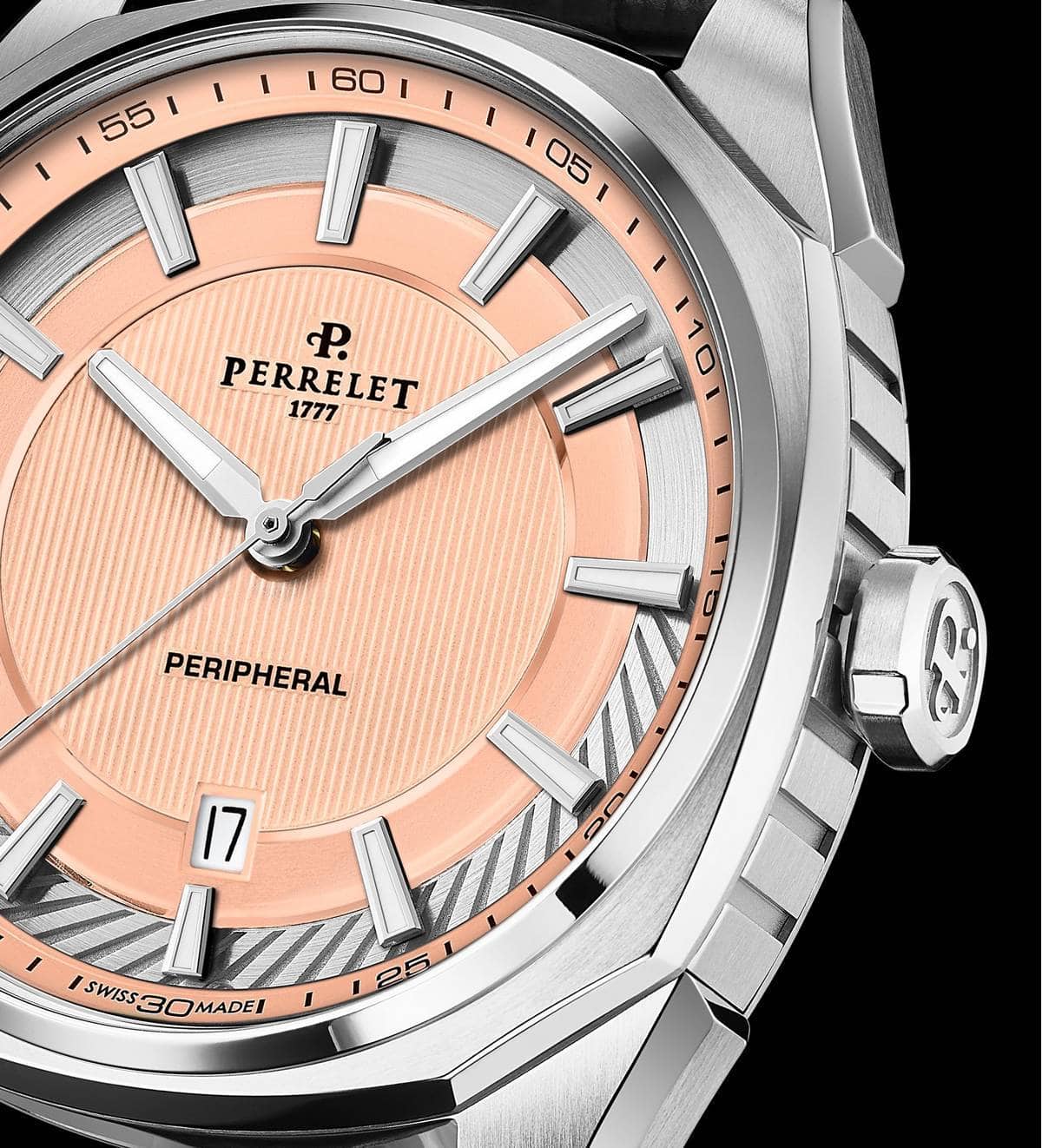 Perrelet LAB Peripheral Salmon quadrante