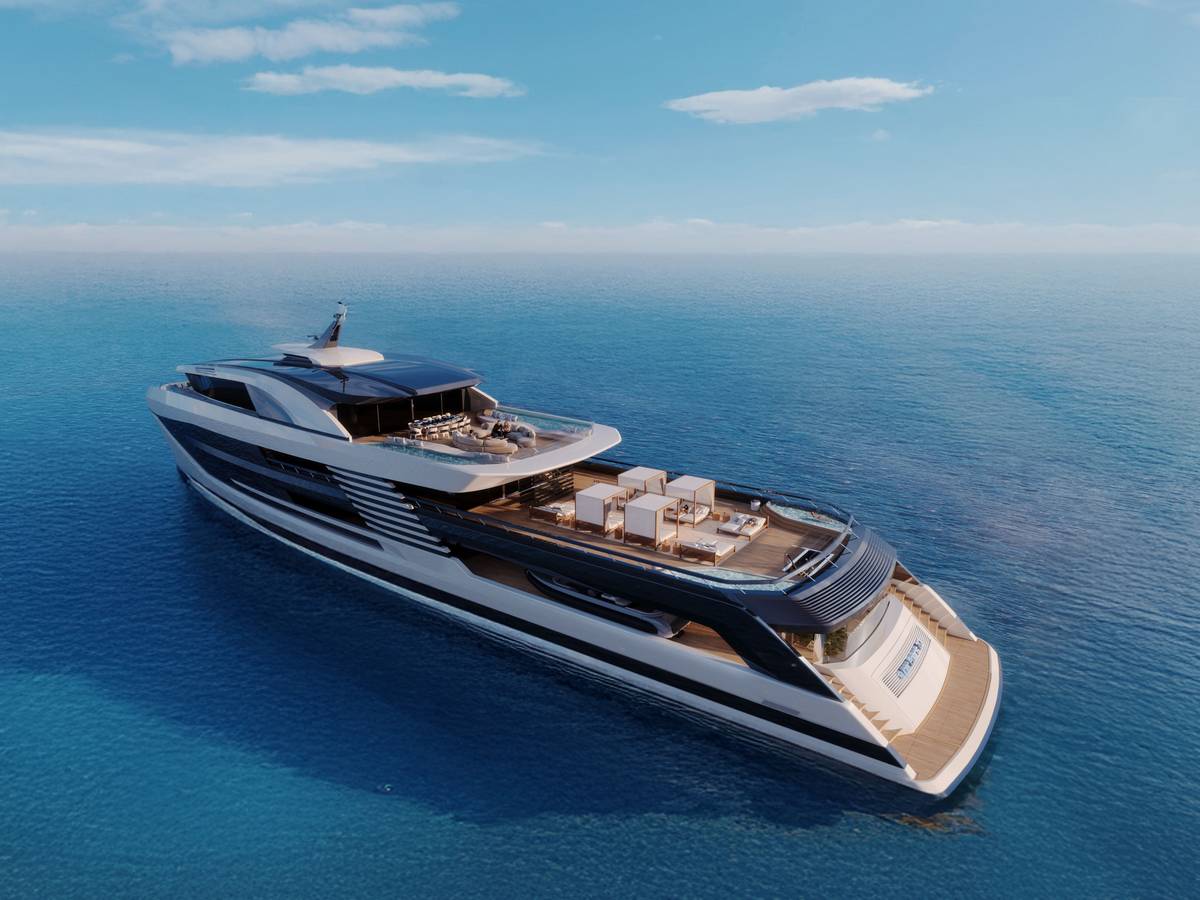 Super Polaris 70 Cantieri di Pisa design