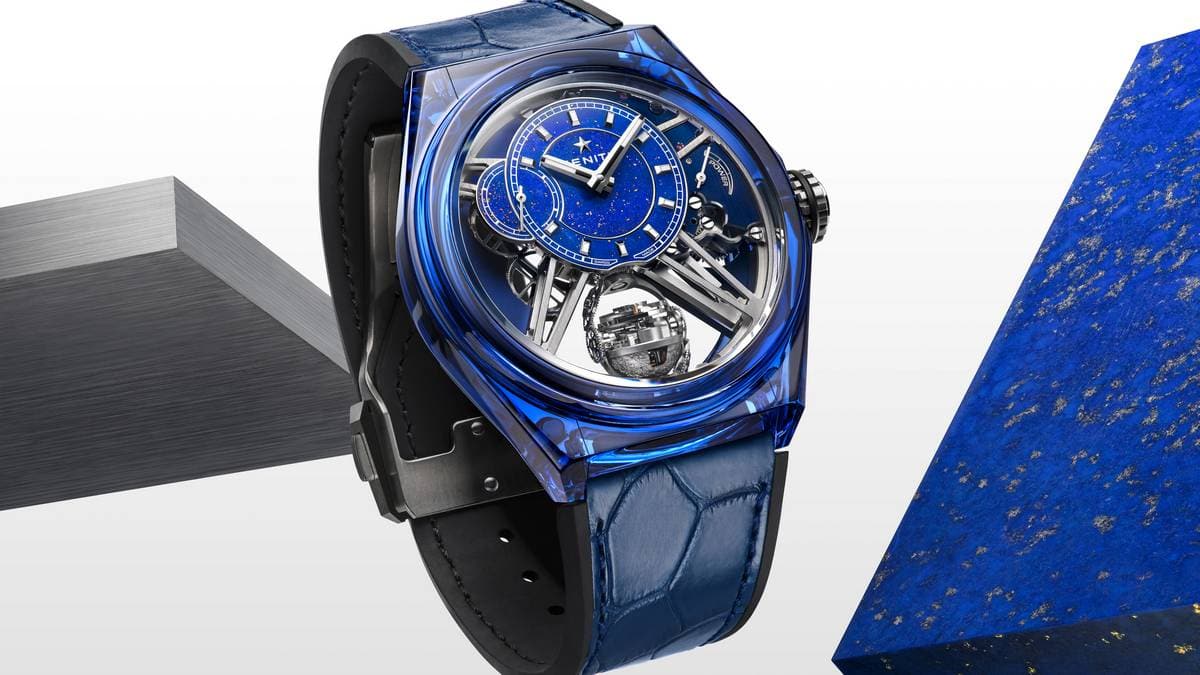 Zenith Defy Zero G Sapphire design
