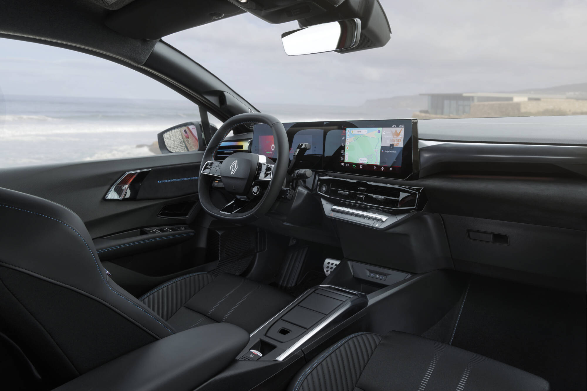 Sistema di infotainment digitale nella Nuova Renault Clio 2026.