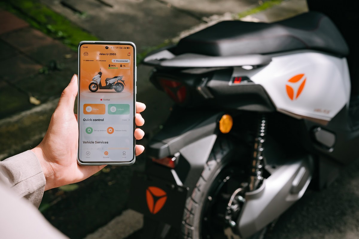 Yadea Velax connettivita