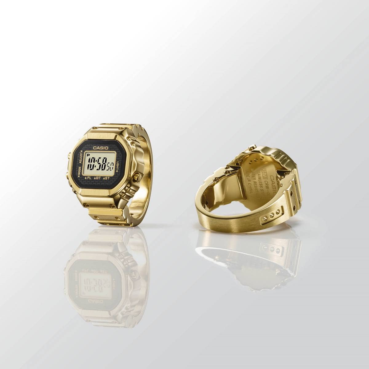 Casio Ring Watch total gold orologio