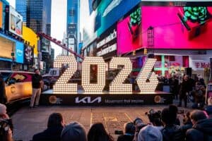 Times Square, l’ultimo minuto dell’anno con Kia, la diretta streaming su Quotidiano Motori