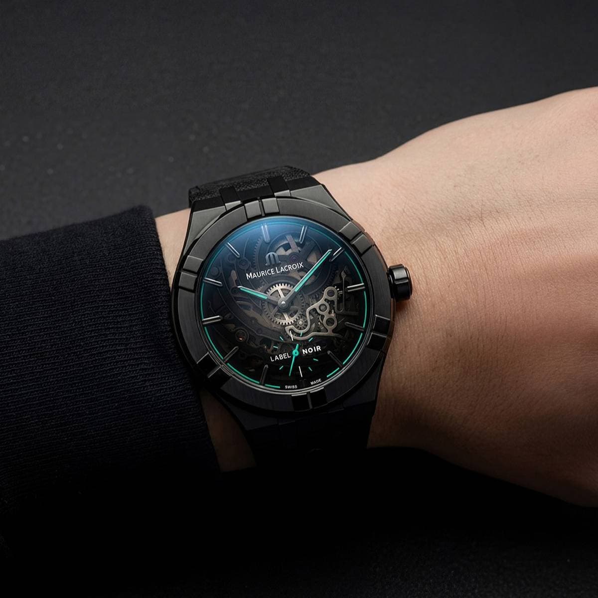 Maurice Lacroix Manufacture Skeleton Label Noir
