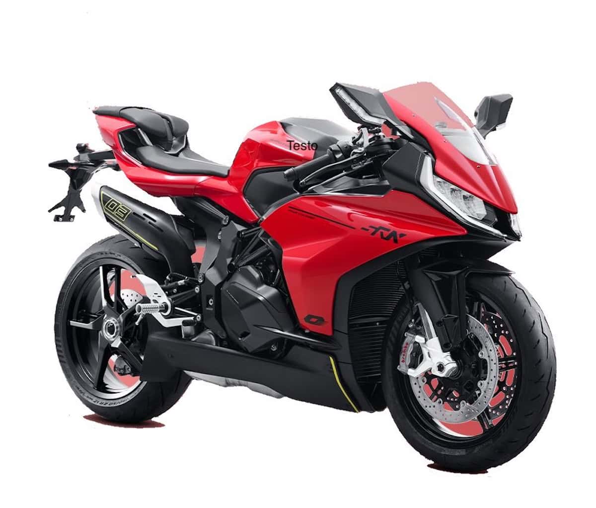 Moto QJMotor SRK 1051 RR in mostra.