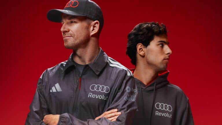 Adidas e Audi Revolut F1 Team: svelata la prima collezione teamwear in attesa del debutto in griglia