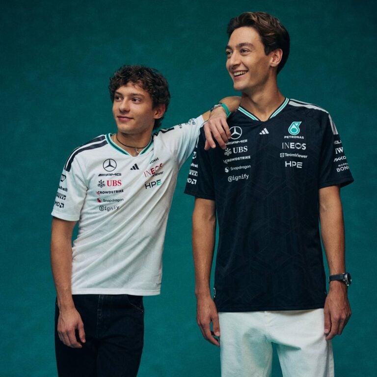 Adidas e Mercedes-AMG Petronas F1: la nuova collezione teamwear 2026