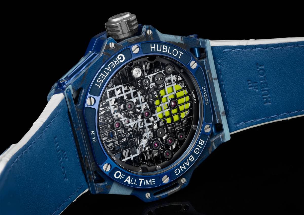 Hublot Big Bang Tourbillon Novak Djokovic Goat Edition movimento