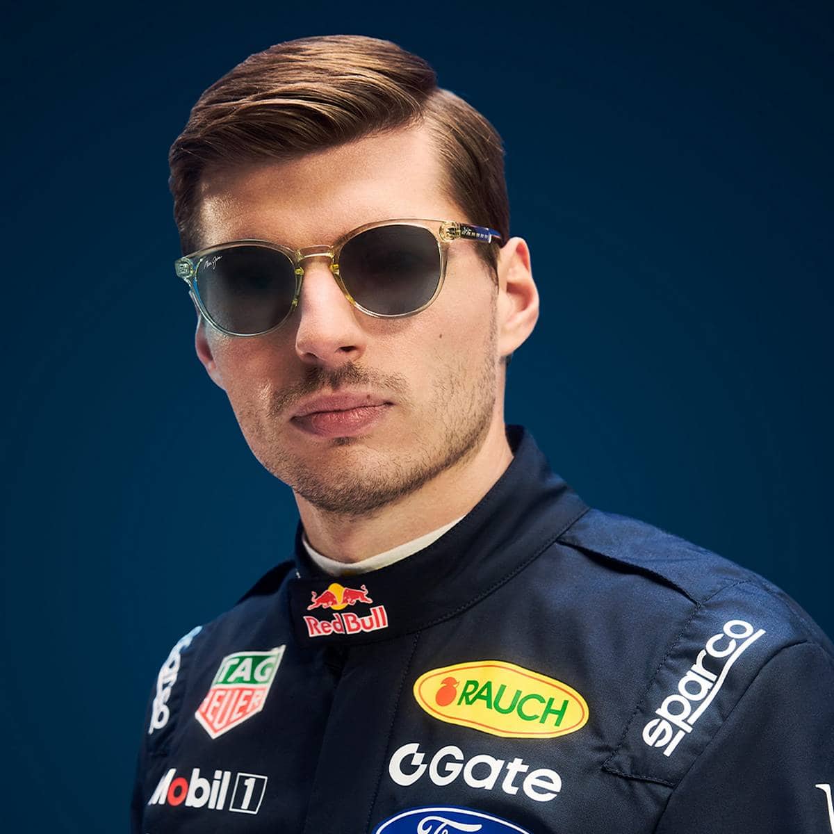 Verstappen con Maui Jim e Oracle Red Bull Racing