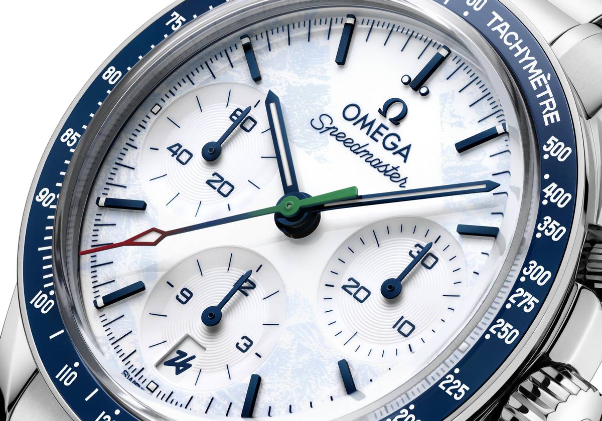 Omega Speedmaster Milano Cortina 2026 quadrane