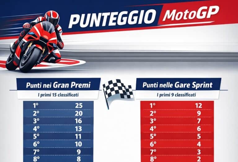 Come funziona il punteggio MotoGP: punti gara, Sprint e classifiche
