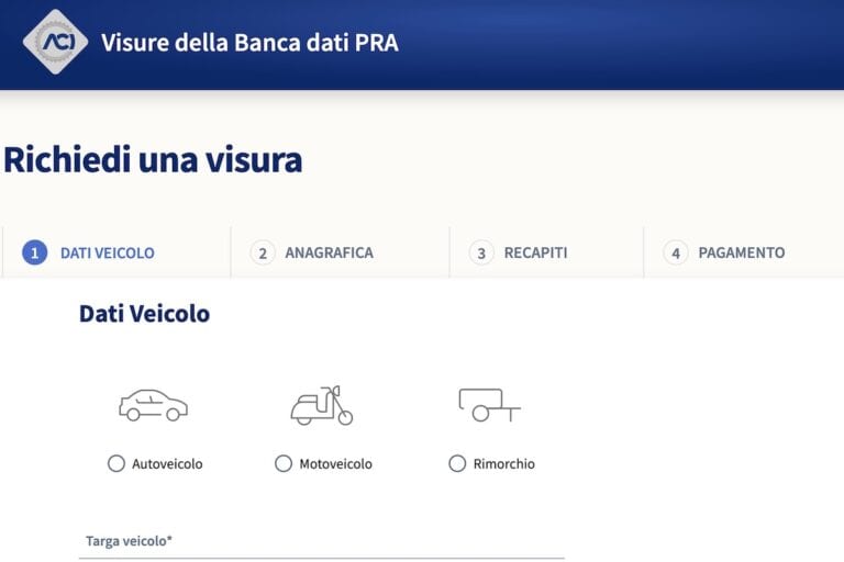 Come fare una visura PRA online? Costi, passaggi e servizi ufficiali ACI
