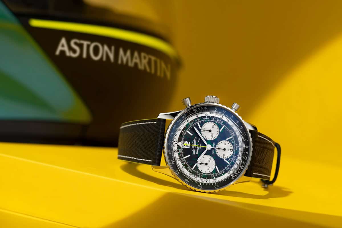 Breitling Navitimer B01 Aston Martin Aramco F1