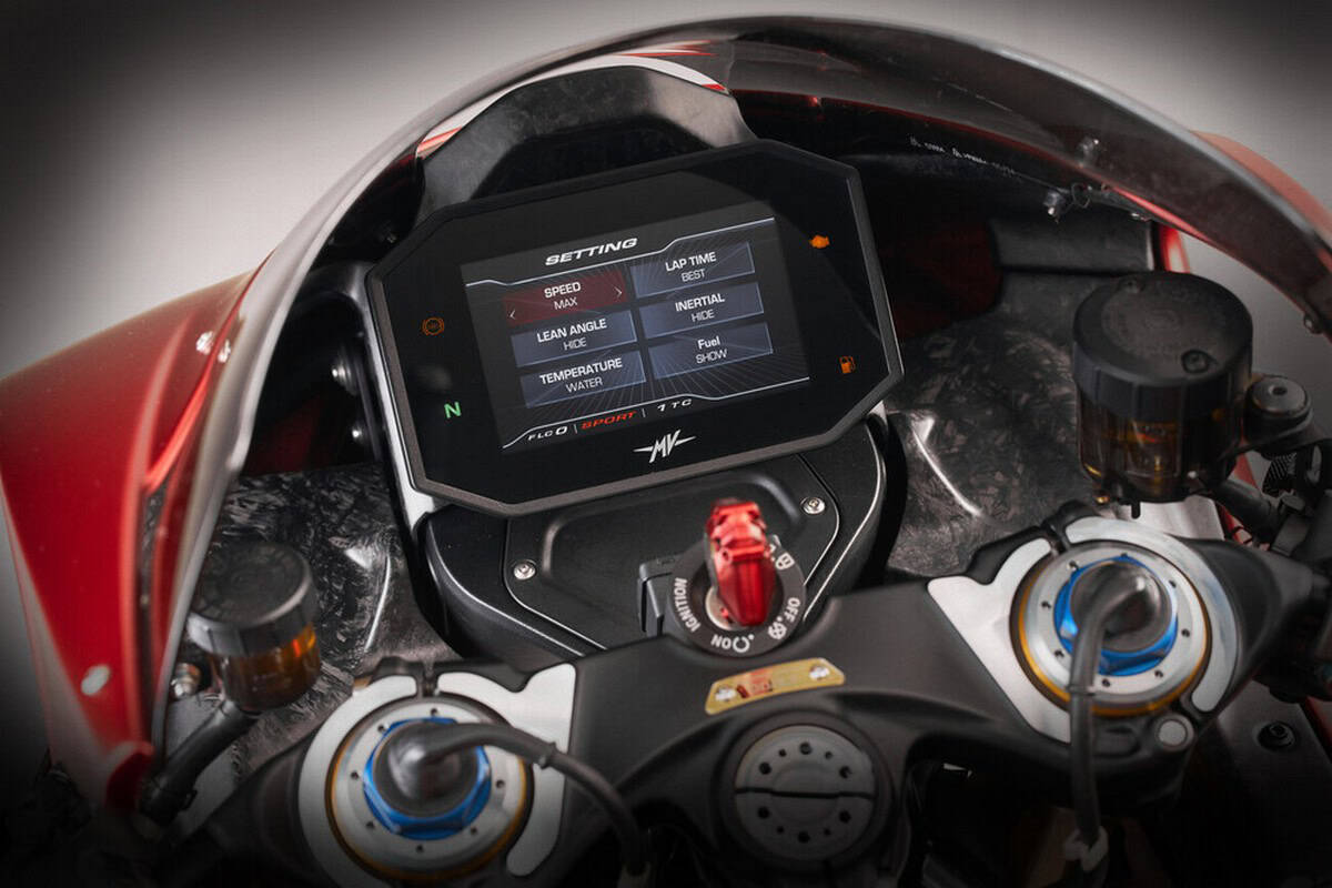 MV Agusta elettronica completa di serie