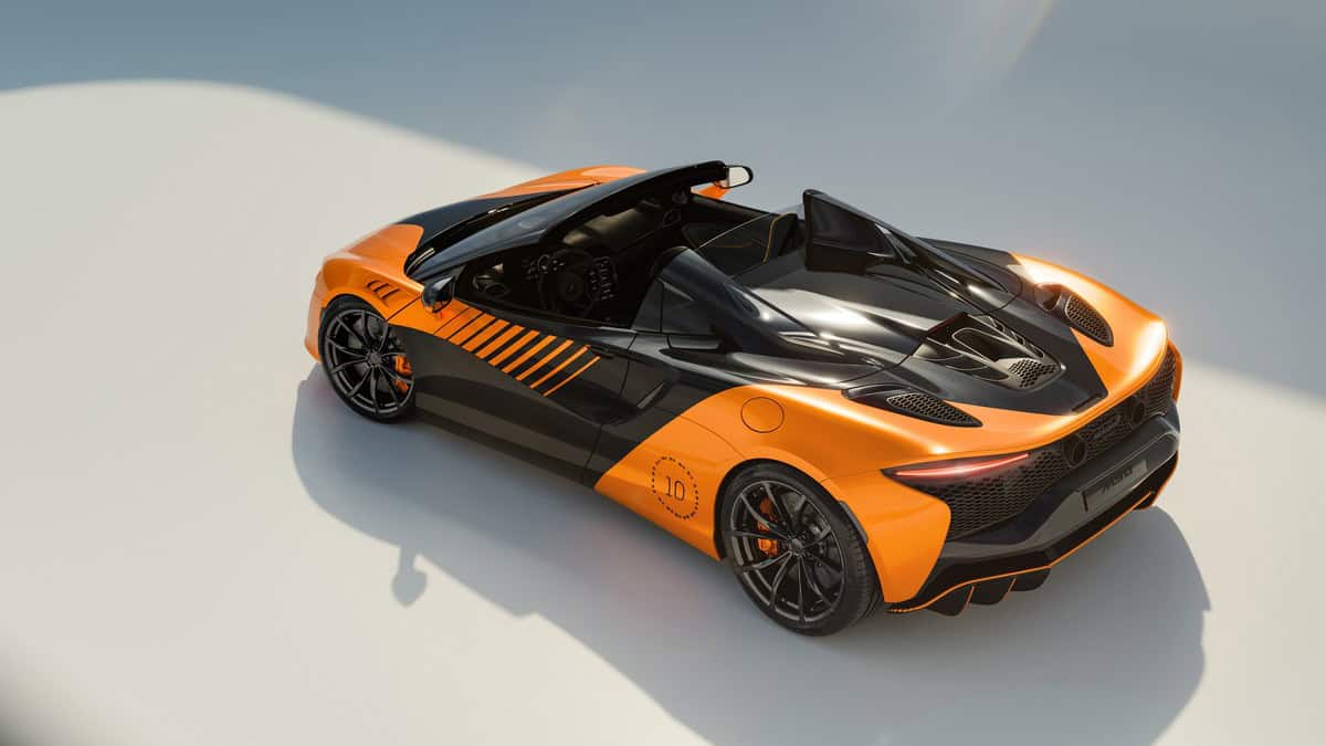La livrea della nuova McLaren Artura Spider MCL39 Championship Edition