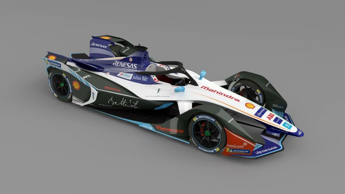Formula E Mahindra Render