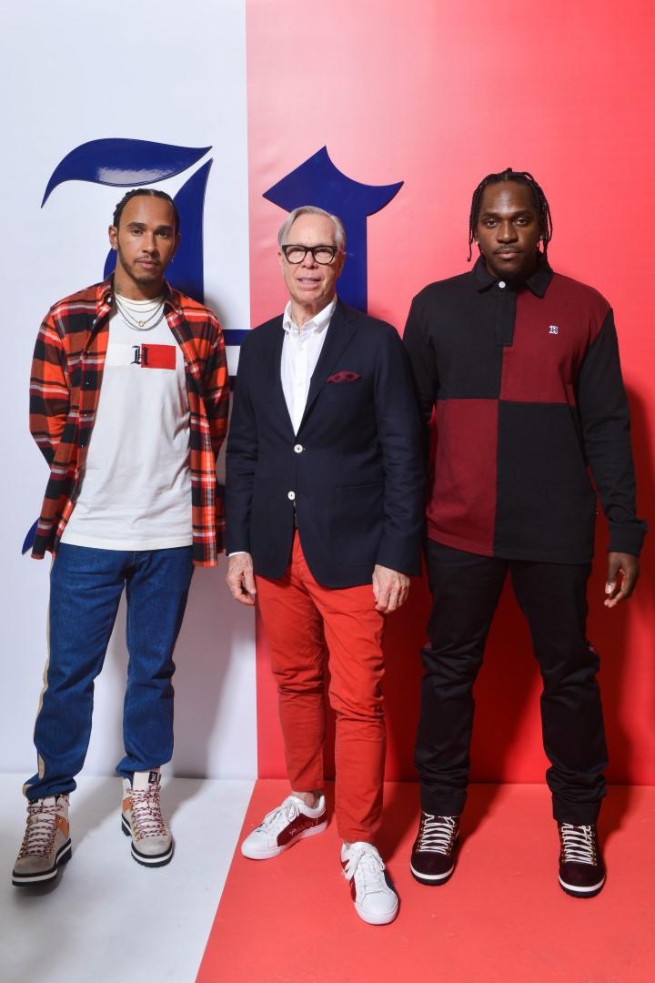 Lewis Hamilton Tommy Hilfiger Milano