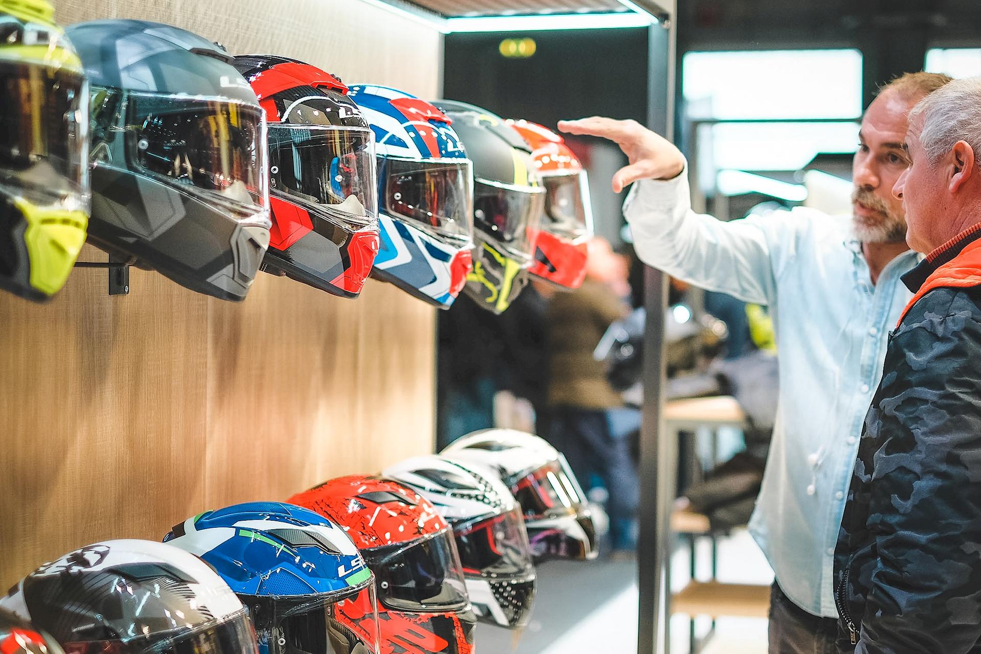 Motor Bike Expo 2020 LS2 Helmets