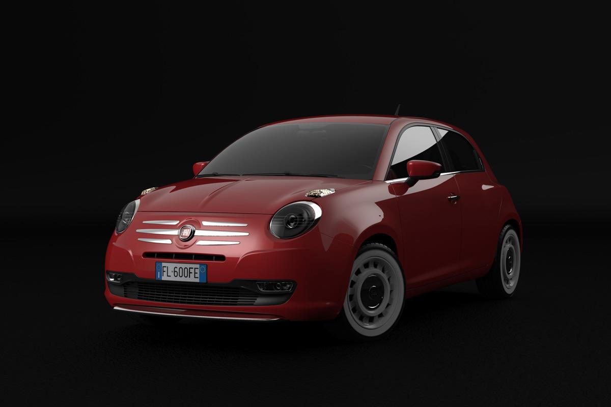 FIAT 600 Rendering