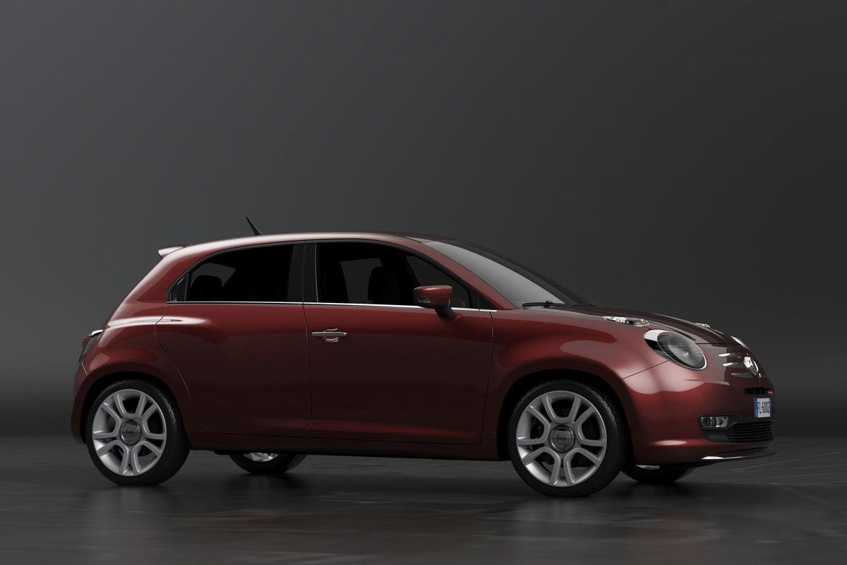 FIAT 600 Rendering