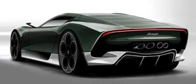 Lamborghini Miura Rendering