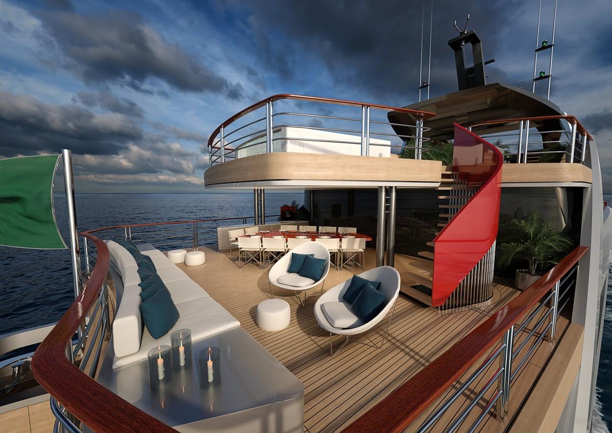 Luca Vallebona Gravity superyacht