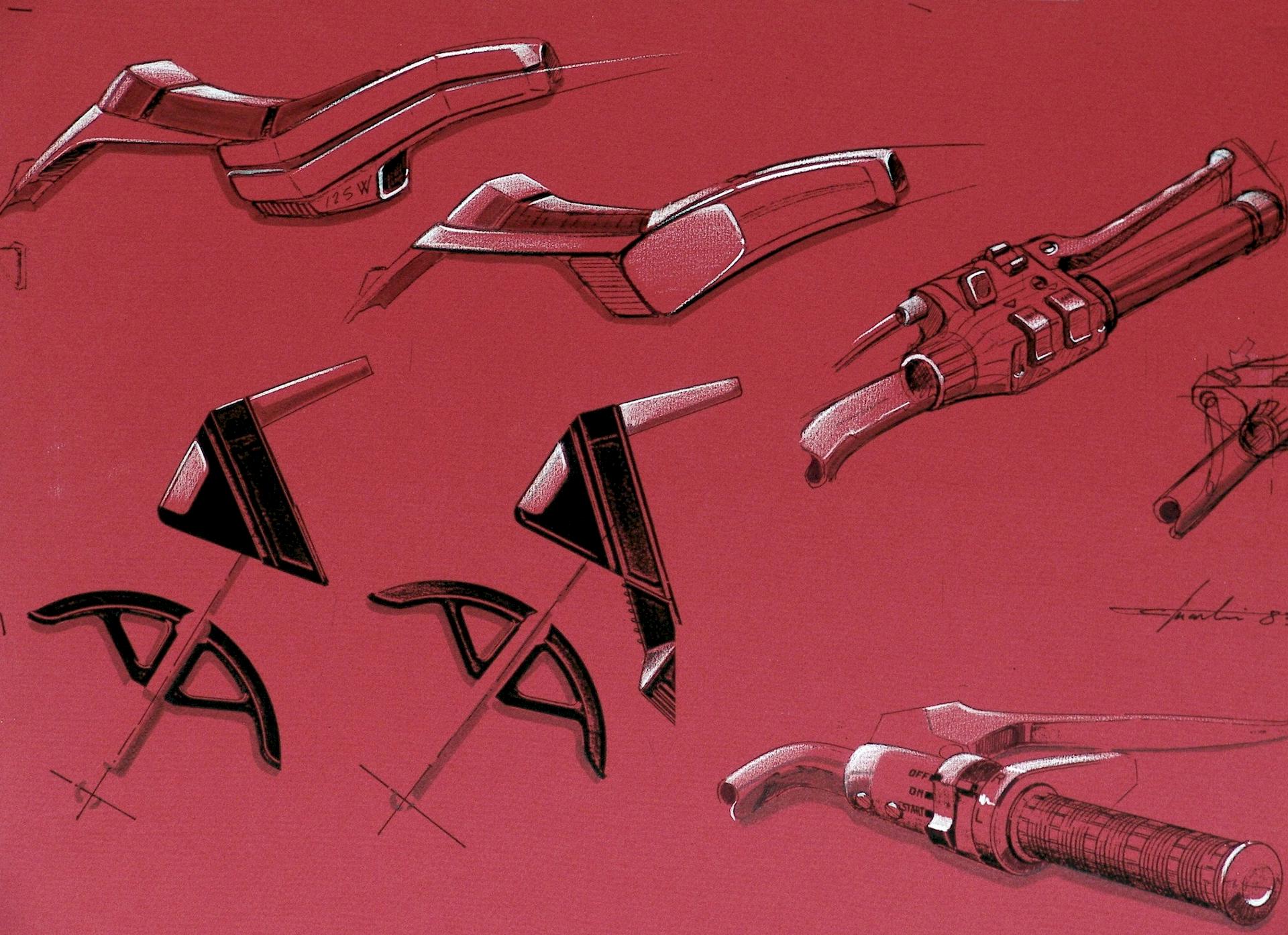Gilera RV 125 disegno Paolo Martin