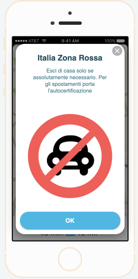Waze messaggio