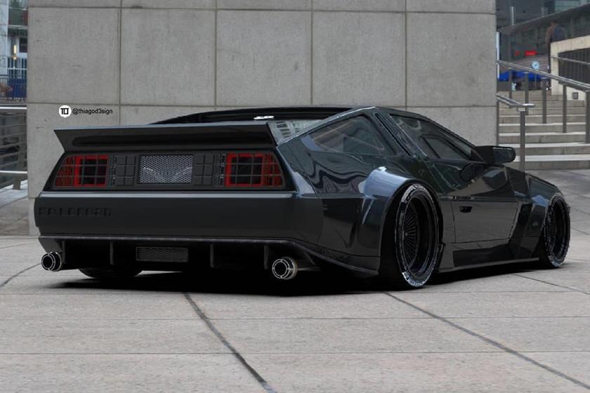 DMC DeLorean Rendering