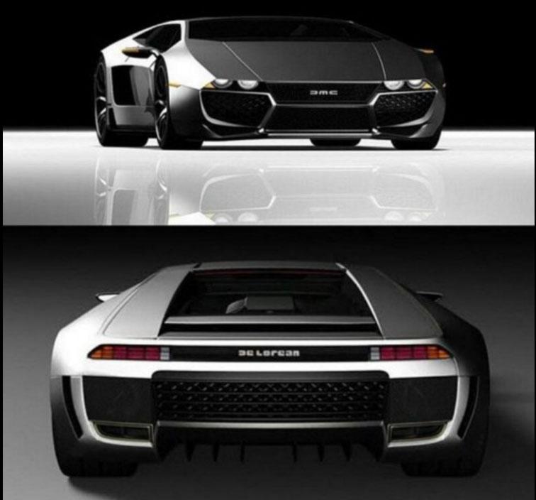 DMC DeLorean Rendering